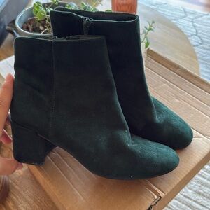 Emerald Green Booties
